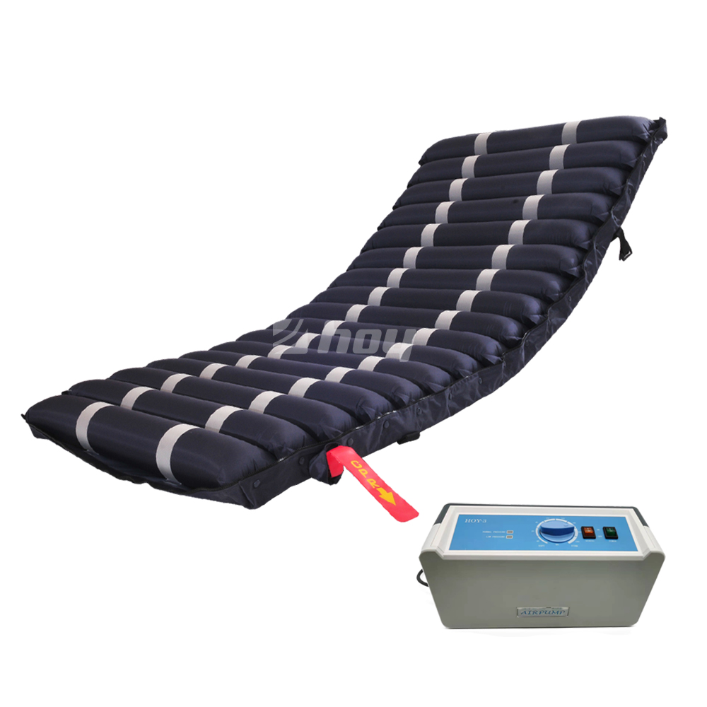 Alternating Pressure and Low Air Loss Overlay System with Air Tubular Mattress