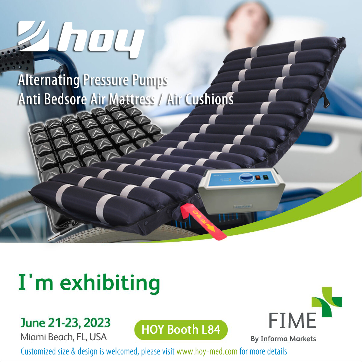 HOY Qulified Decubitus Prevention Products - FIME 2023 USA