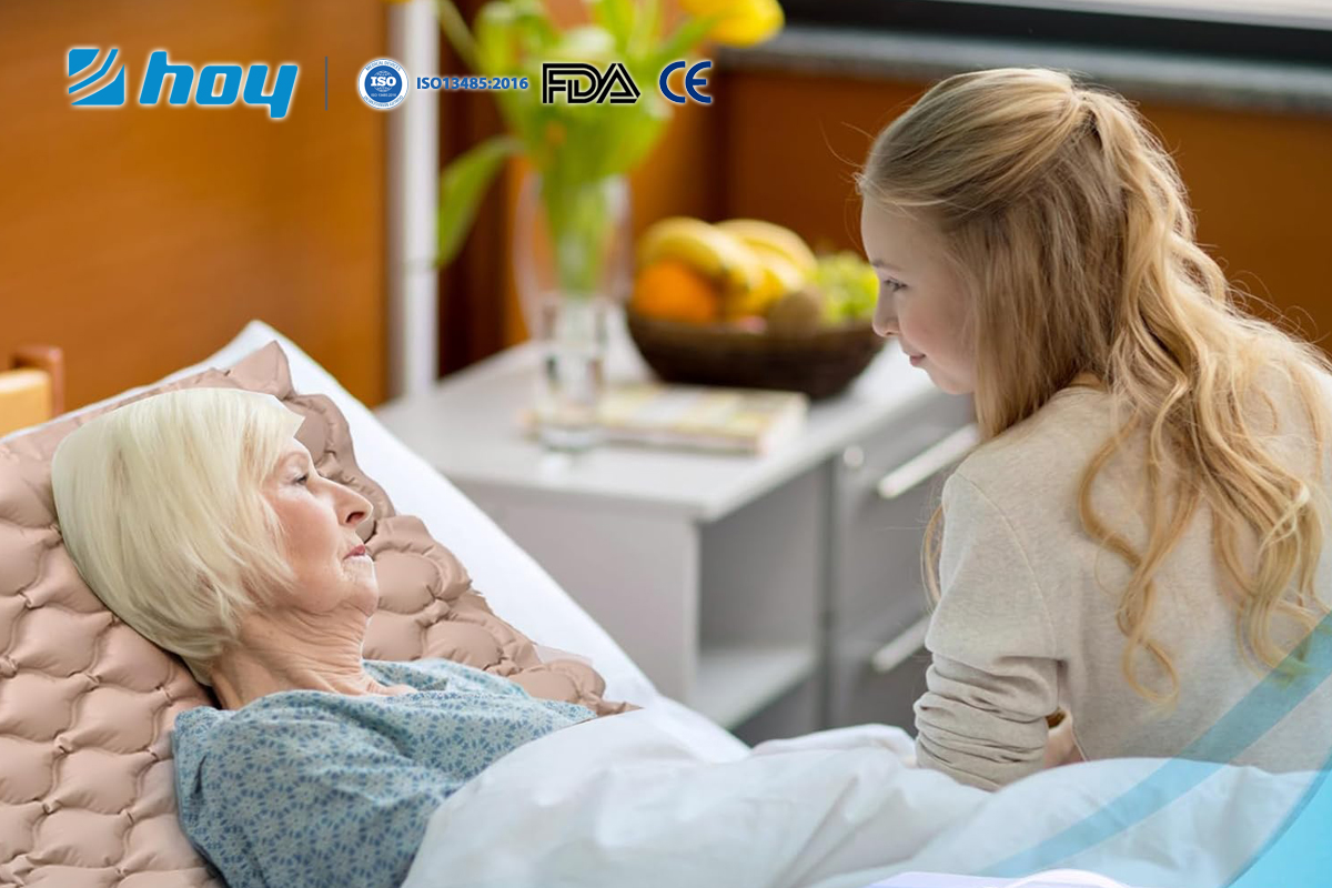 Who needs the anti-decubitus mattress with alternating pressure air pump?