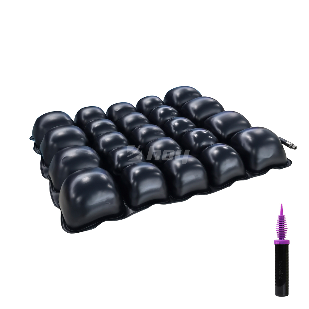 Inflatable PVC Cushion Anti Decubitus Wheelchair Seat Pad Pressure Comfort Mosaic Air Cushions Massage